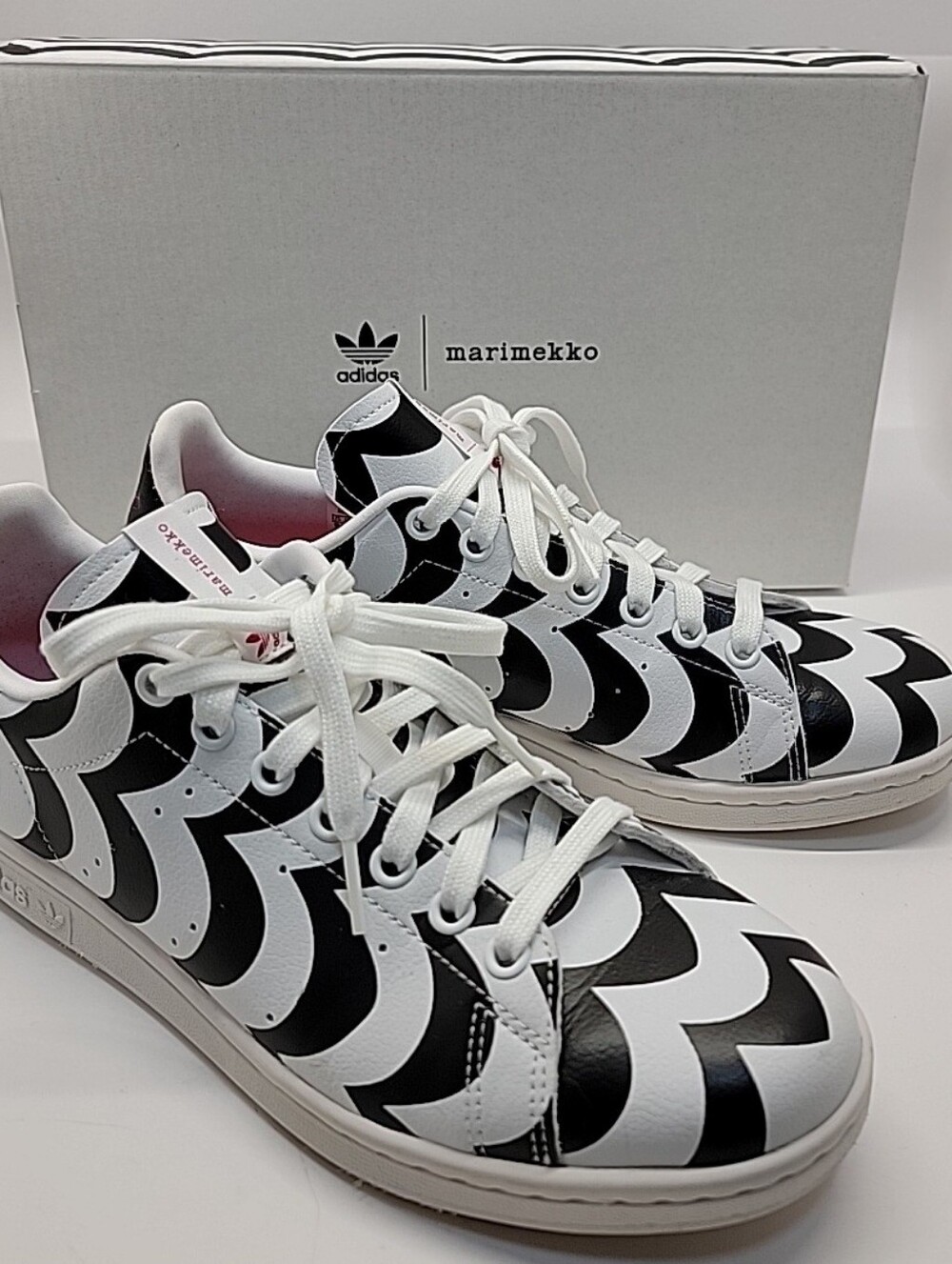 Marimekko x adidas Stan Smith Laine Wave Women's Athletic Shoes H05757 US Size 9